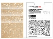 [사전 예약] L00011 Airbrush stencil ambush camouflage(1:32/1:35 scale) (including 4 sheets)