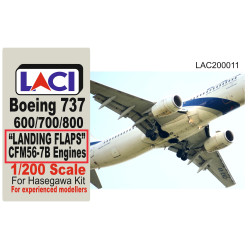 [사전 예약] LAC200011 1/200  B 737-800 Hasegawa 1/200