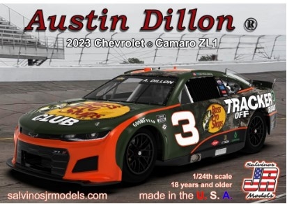 [사전 예약] SJM-2023ADP 1/24 Austin Dillon 2023 NASCAR Chevrolet Camaro ZL1 Race Car (Primary Livery) (Ltd Prod)