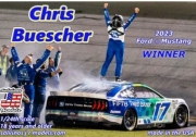 [사전 예약] SJM-2023CBD 1/24 Chris Buescher 2023 NASCAR Ford Mustang Winner Race Car (Daytona 400) (Ltd Prod)