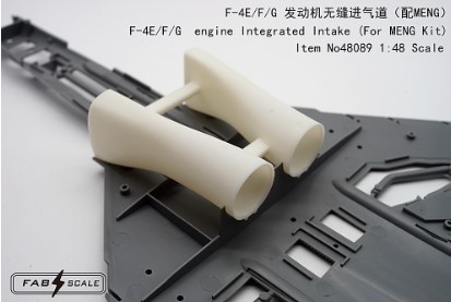 Fa48089 1/48 F-4E/F/G Engine Integrated Intake for Meng
