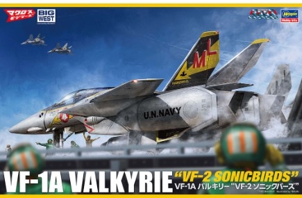 [사전 예약] HSG65875 1/48 VF-1A Valkyrie VF-2 Sonic Birds