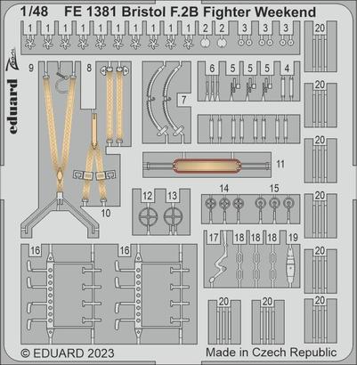 FE1381 1/48 Bristol F.2B Fighter Weekend 1/48 EDUARD