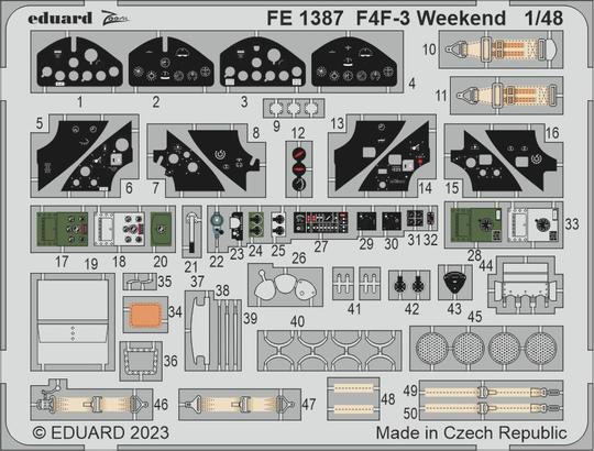 FE1387 1/48 F4F-3 Weekend 1/48 EDUARD