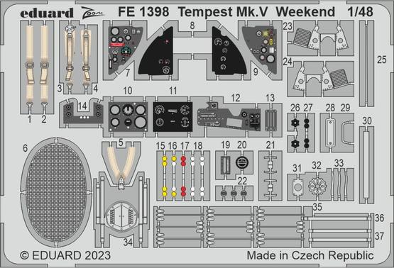 FE1398 1/48 Tempest Mk.V Weekend 1/48 EDUARD