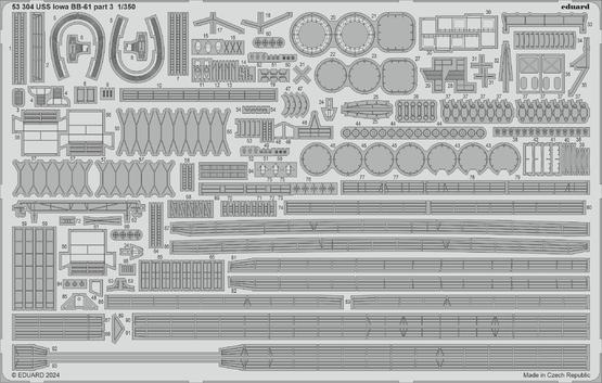[사전 예약] 53304 1/350 USS Iowa BB-61 part 3 1/350 HOBBY BOSS