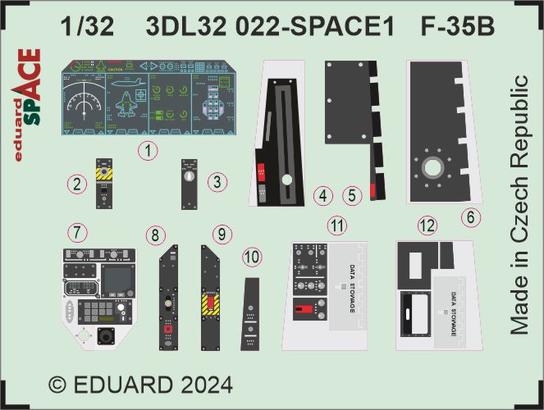 [사전 예약] 3DL32022 1/32 F-35B SPACE 1/32 TRUMPETER