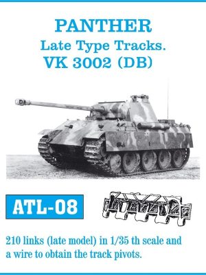 [사전 예약] ATL-008 1/35 PANTHER Late Type Tracks / VK 3200 (DB)