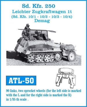 [사전 예약] ATL-050 1/35 Sd Kfz. 250/ Leichter Zugkraftwagen 1t. (Sd. Kfz 10/1- 10/2 – 10/3 – 10/4) Demag