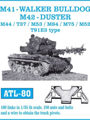 [사전 예약] ATL-080 1/35 M41 -WALKER BULLDOG, M42-DUSTER/ M44/ T37/ M53/ M84/ M75/ M52/ T91E3 type
