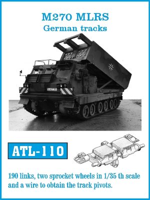 [사전 예약] ATL-110 1/35 M270 MLRS Germans tracks for