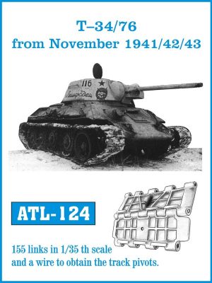 [사전 예약] ATL-124 1/35 T-34/76 from November 1941/42/43