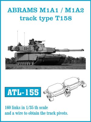 [사전 예약] ATL-155 1/35 ABRAMS M1A1 / M1A2 track type T158