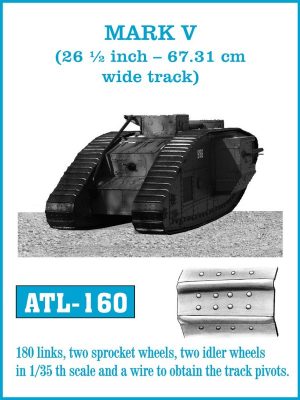 [사전 예약] ATL-160 1/35 MARK V. (26 1/2 inch – 67.31 cm wide track)