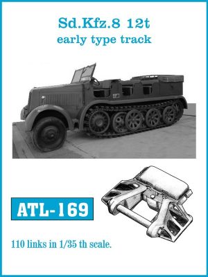[사전 예약] ATL-169 1/35 Sd.Kfz. 8 12t Early type track