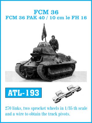 [사전 예약] ATL-193 1/35 FCM 36 / FCM 36 PAK 40 / 10 cm le FH 16