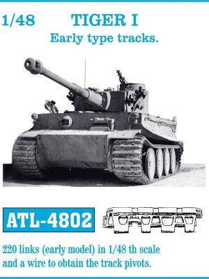 [사전 예약] ATL-4802 1/48 TIGER I Early type tracks