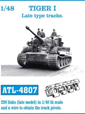 [사전 예약] ATL-4807 1/48 TIGER I Late type tracks