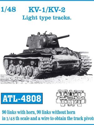 [사전 예약] ATL-4808 1/48 KV-1/KV-2 Light type tracks